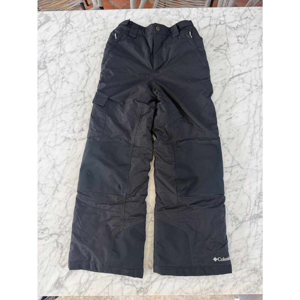 Columbia Black Kids Bugaboo Insulated Snow Pants Sz Youth M 10/12